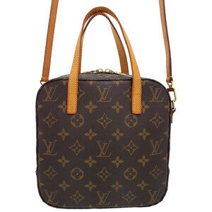 Louis Vuitton Monogram Leather Brown Spontini Bag